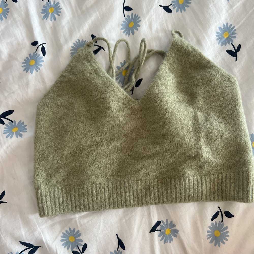 Green tank top